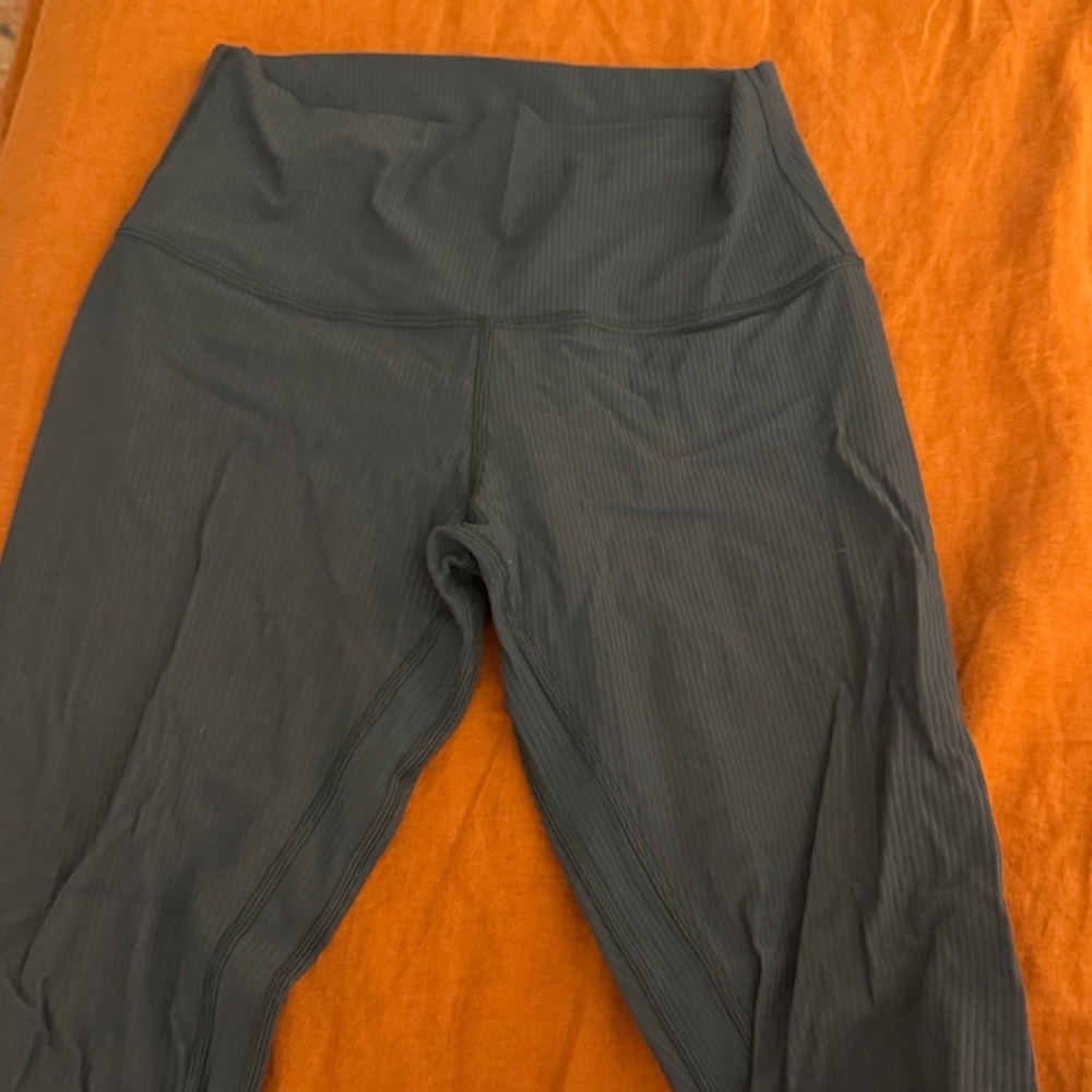 Lululemon Athletica Charcoal High-Rise Leggings
